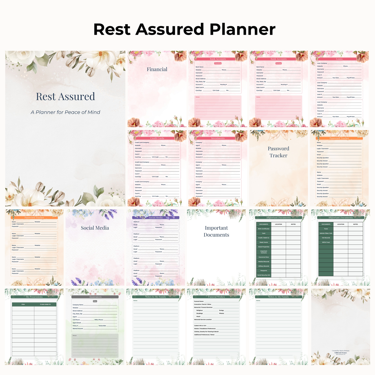 Rest Assured Planner