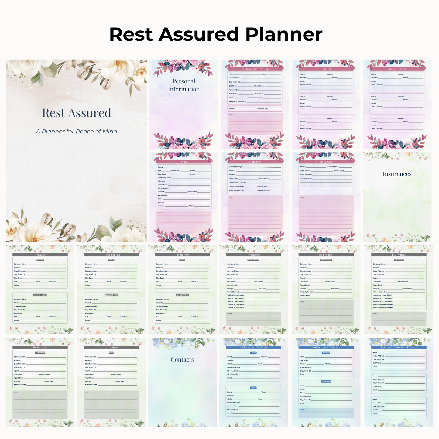 Rest Assured Planner