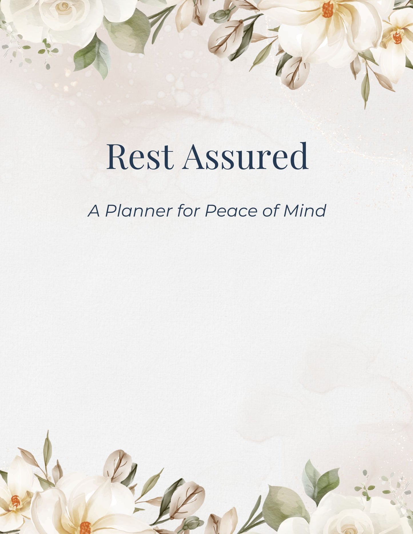 Rest Assured Planner